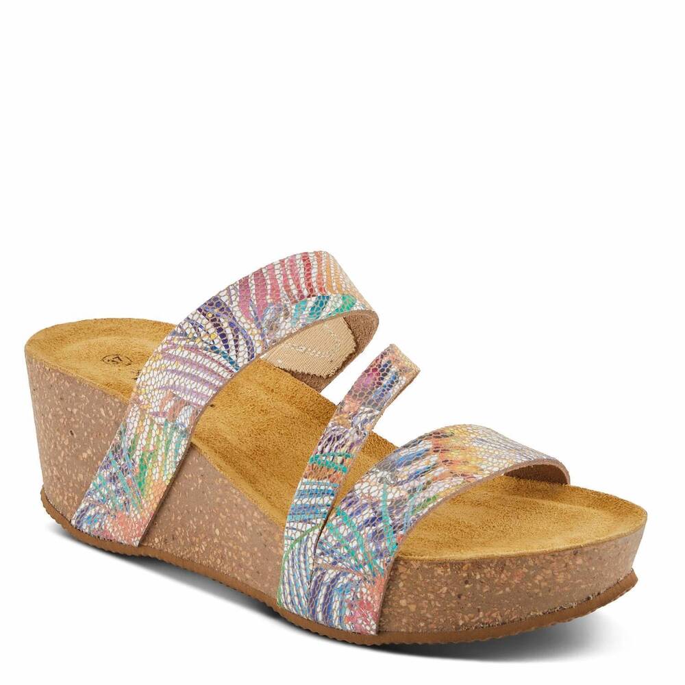 NEW SPRING STEP SHOES women's butterpea sandal in pink multi